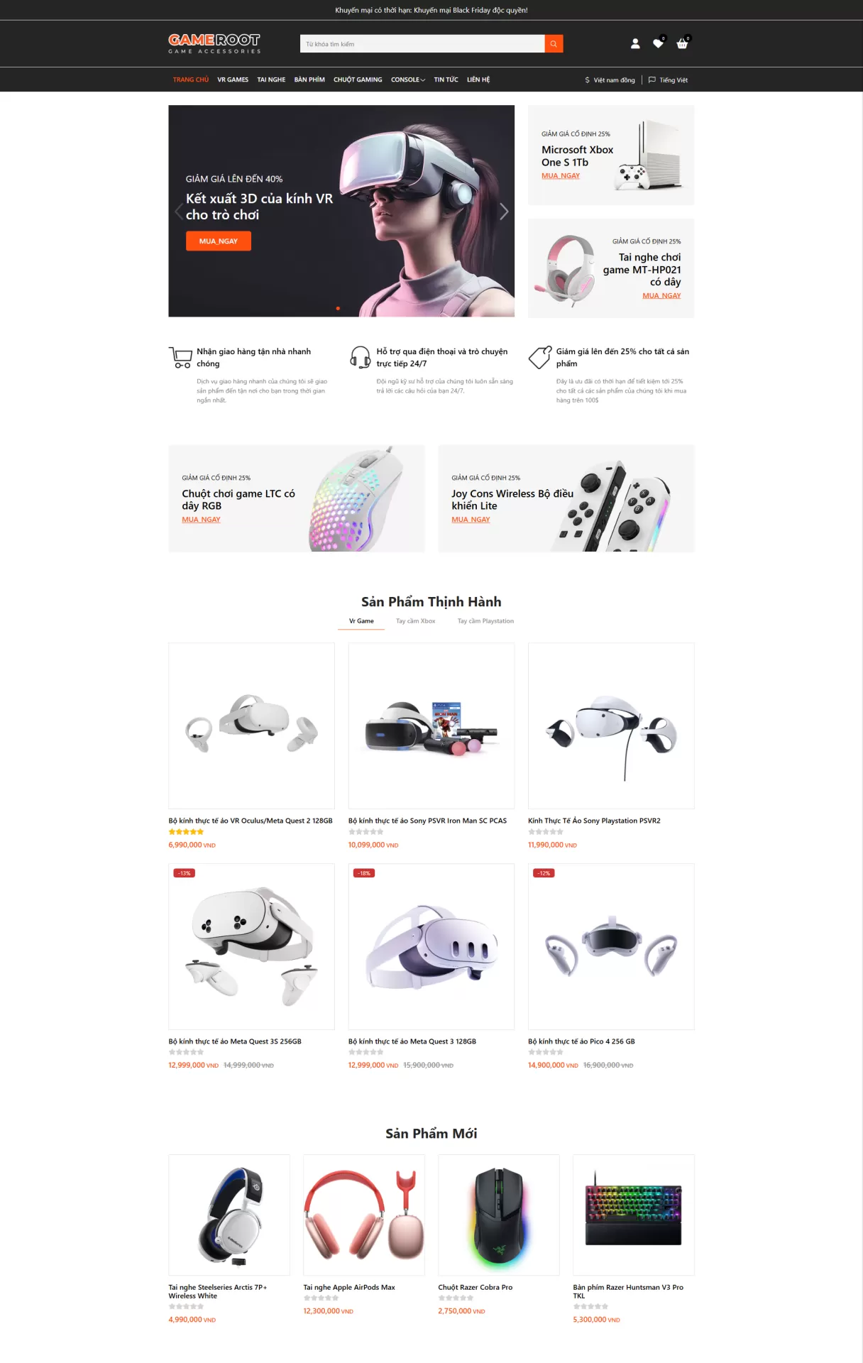 Website Điện máy Mẫu 10