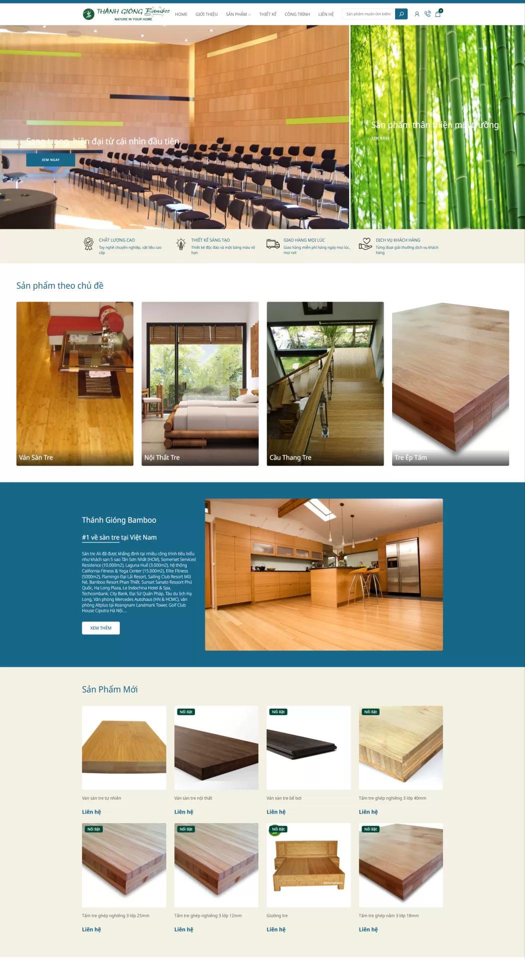 Website Nội thất Mẫu 2