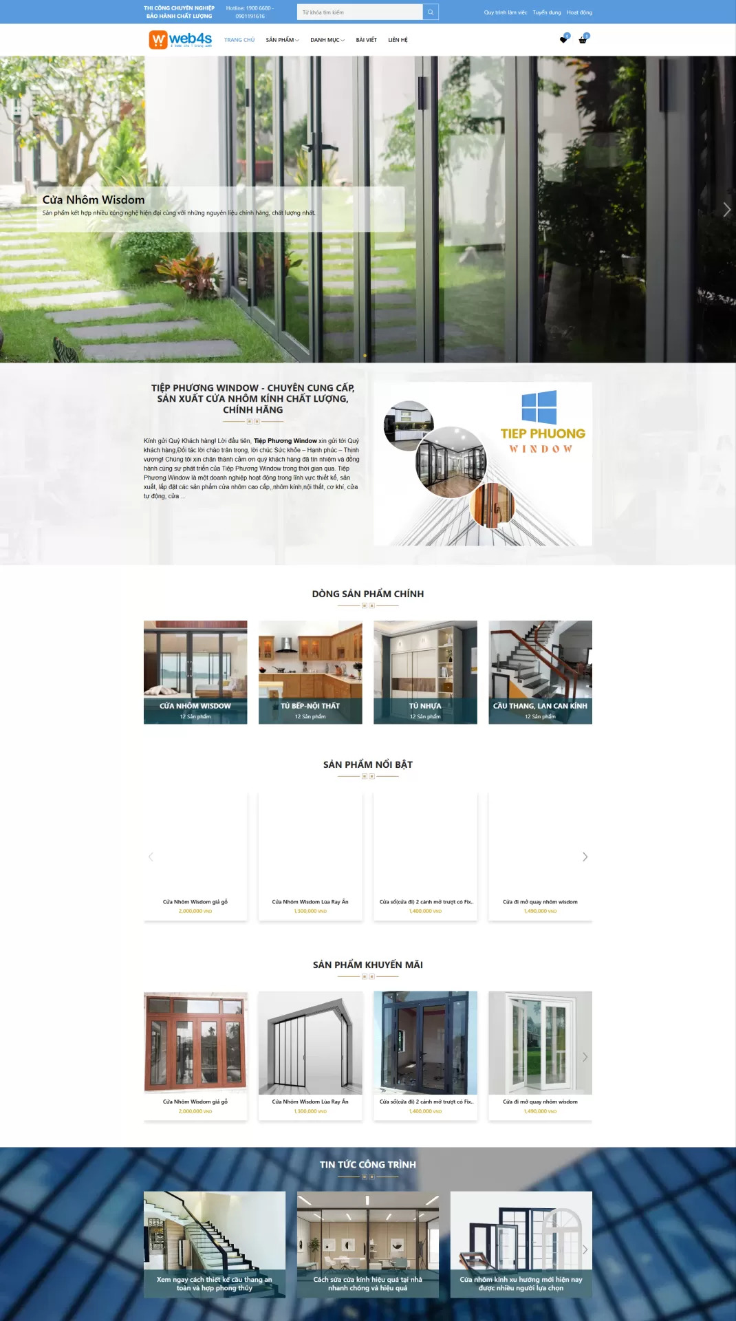 Website Nội thất Mẫu 5